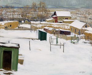 Taos a hóban, 1914-20 körül